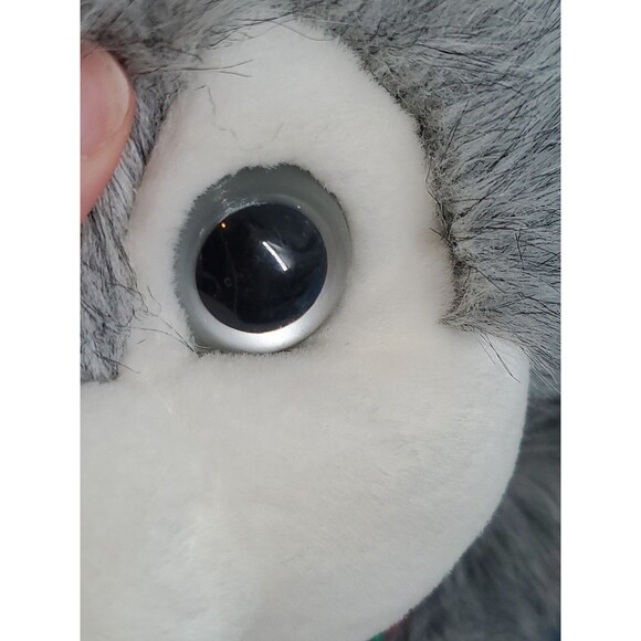 Vintage Holiday Mouse Large Knit Hat & Scarf Christmas Decor 1997 Appx 20" - Picture 12 of 14